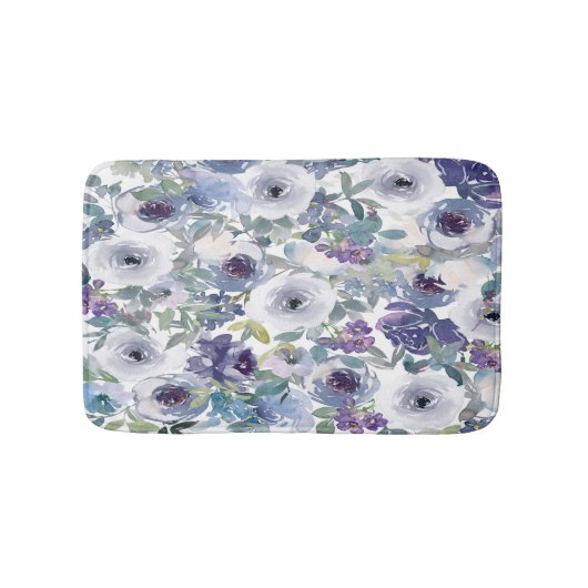 Tapis De Bain Pomme et lavande à bain floral (Devant)