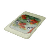Tapis De Bain Pomme moissonneuse poulets verts (Angle)