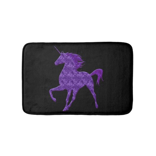 Tapis De Bain Pompe violette Unicorne Bain Mat (Devant)