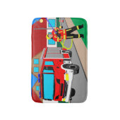 Tapis De Bain Pompier à la salle de bains (Devant (Vertical))