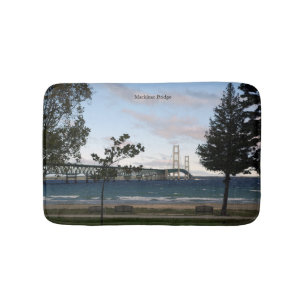 Tapis De Bain Pont Mackinac avec baigmat arboré