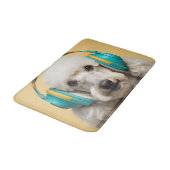 Tapis De Bain Poodé avec casque (Angle)
