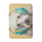 Tapis De Bain Poodé avec casque (Devant (Vertical))