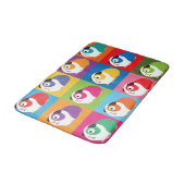 Tapis De Bain Pop Art Guinée Cochons (Angle)