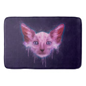 Tapis De Bain Pop Art Lykoi Cat (Devant)