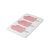 Tapis De Bain Pop de crème glacée Pink Strawberry Eclair (Angle)