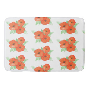 Tapis De Bain Poppies orange