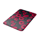 Tapis De Bain Poppies rouges (Angle)