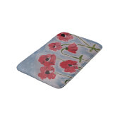 Tapis De Bain Poppies rouges sauvages Mat de bain (Angle)