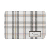 Tapis De Bain Porcelaine plaqué moderne Mat de bain blanc (Devant)