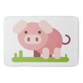 Tapis De Bain Porcelet Rose Joyeux (Devant)