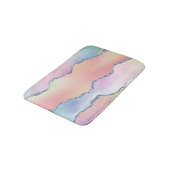 Tapis De Bain Porte de pêche | Pretty Soft Pastel Aquarelle Ombr (Angle)