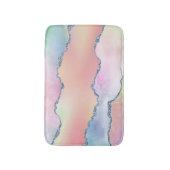 Tapis De Bain Porte de pêche | Pretty Soft Pastel Aquarelle Ombr (Devant (Vertical))