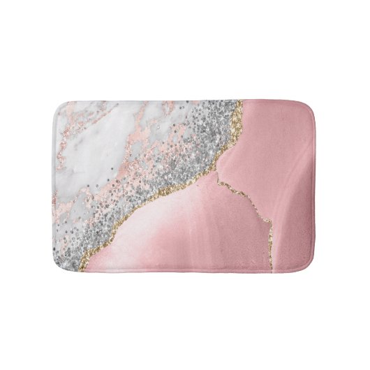 Tapis De Bain Porte en marbre rose (Devant)