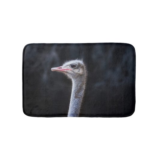 Tapis De Bain portrait d'autruche (Devant)