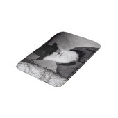 Tapis De Bain Portrait de Charles Darwin 1881 (Angle)