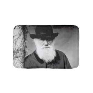 Tapis De Bain Portrait de Charles Darwin 1881