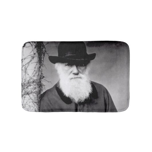 Tapis De Bain Portrait de Charles Darwin 1881 (Devant)