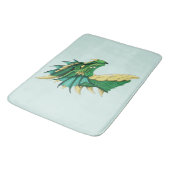 Tapis De Bain Portrait de dragon vert (Angle)