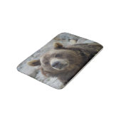 Tapis De Bain Portrait de l'ours Kodiak avec fermeture du visage (Angle)