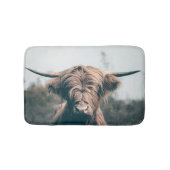 Tapis De Bain Portrait de vache Highland (Devant)