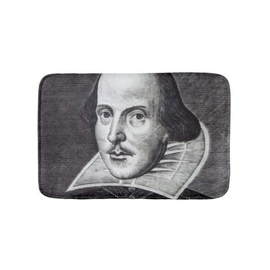 Tapis De Bain Portrait de William Shakespeare (Devant)