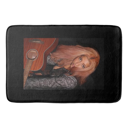 Tapis De Bain Portrait d'une belle jeune fille (Devant)