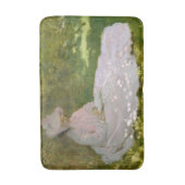 Tapis De Bain Portrait impressionniste de printemps, Claude Mone (Devant (Vertical))