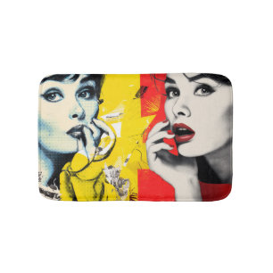 Tapis De Bain Portrait pop double
