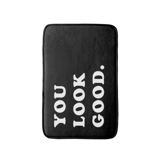 Tapis de bain positif (Devant (Vertical))