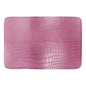 Tapis De Bain Poster de animal d'alligator rose Faux (Devant)