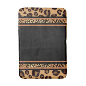 Tapis De Bain Poster de animal léopard (Devant (Vertical))