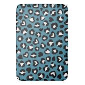 Tapis De Bain Poster de animal, Léopard Bleu, Zones de Cheetah,  (devant Vertical)