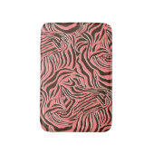 Tapis De Bain Poster de animal, modèle zèbre sans soudure. (Devant (Vertical))