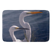 Tapis De Bain Poster des aigrettes (Devant)