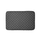 Tapis De Bain Pot Polka gris, Pot Polka, Noir et blanc (Devant)
