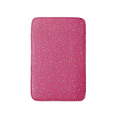 Tapis De Bain Pots de peinture Pastel Raspberry Pink (Devant (Vertical))