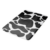 Tapis De Bain Pots de vache noir simple Animal (Angle)