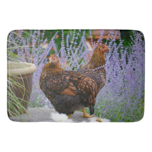 Tapis De Bain Poules heureuses
