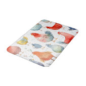 Tapis De Bain Poulets d'élevage (Angle)