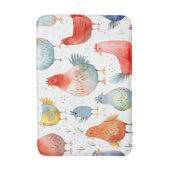 Tapis De Bain Poulets d'élevage (Devant (Vertical))