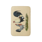 Tapis De Bain Poulets dorés (Devant (Vertical))