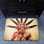 Tapis De Bain Poupée Kachina Native American Photo Bold Simple