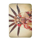 Tapis De Bain Poupée Kachina Native American Photo Bold Simple (Devant (Vertical))