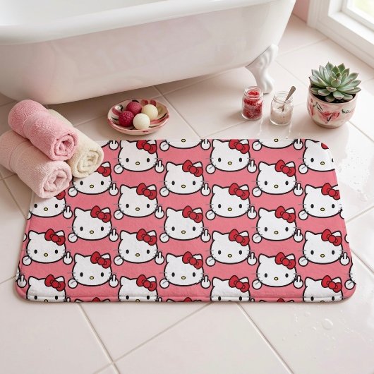 Tapis de bain pour chat