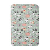 Tapis de bain pour chat mignon (Devant (Vertical))