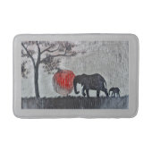 Tapis de bain pour éléphants africains (Devant)
