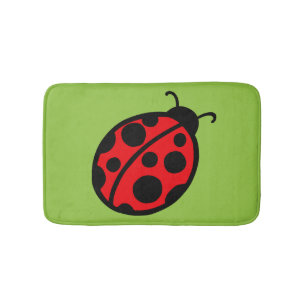 Tapis de bain pour enfants d'été Mignonne coccinel