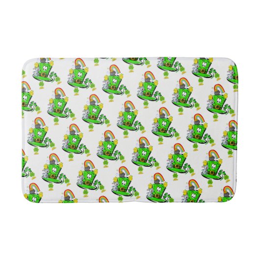 Tapis de bain pour le jour de la Saint-Patrick heu (Devant)