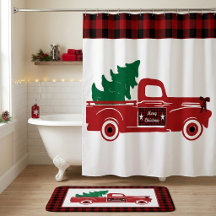 Tapis de bain pour ramassage de Noël et arbre